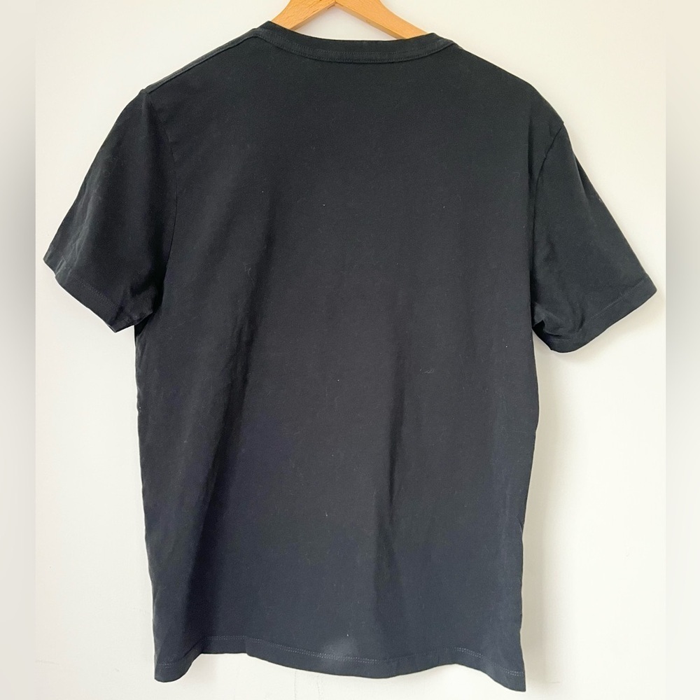 All Saints T-Shirt Men’s Large Tonic Crew Neck Ramskull Black T-Shirt - Picture 5 of 10